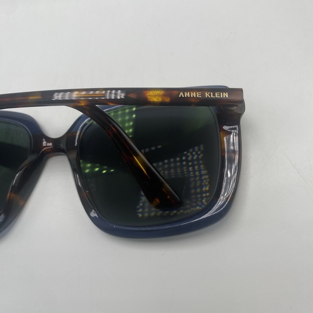 Anne Klein Sunglasses Women FRAME ONLY AK7066 55-18-135 Blue Tortoise 524 - Picture 5 of 16